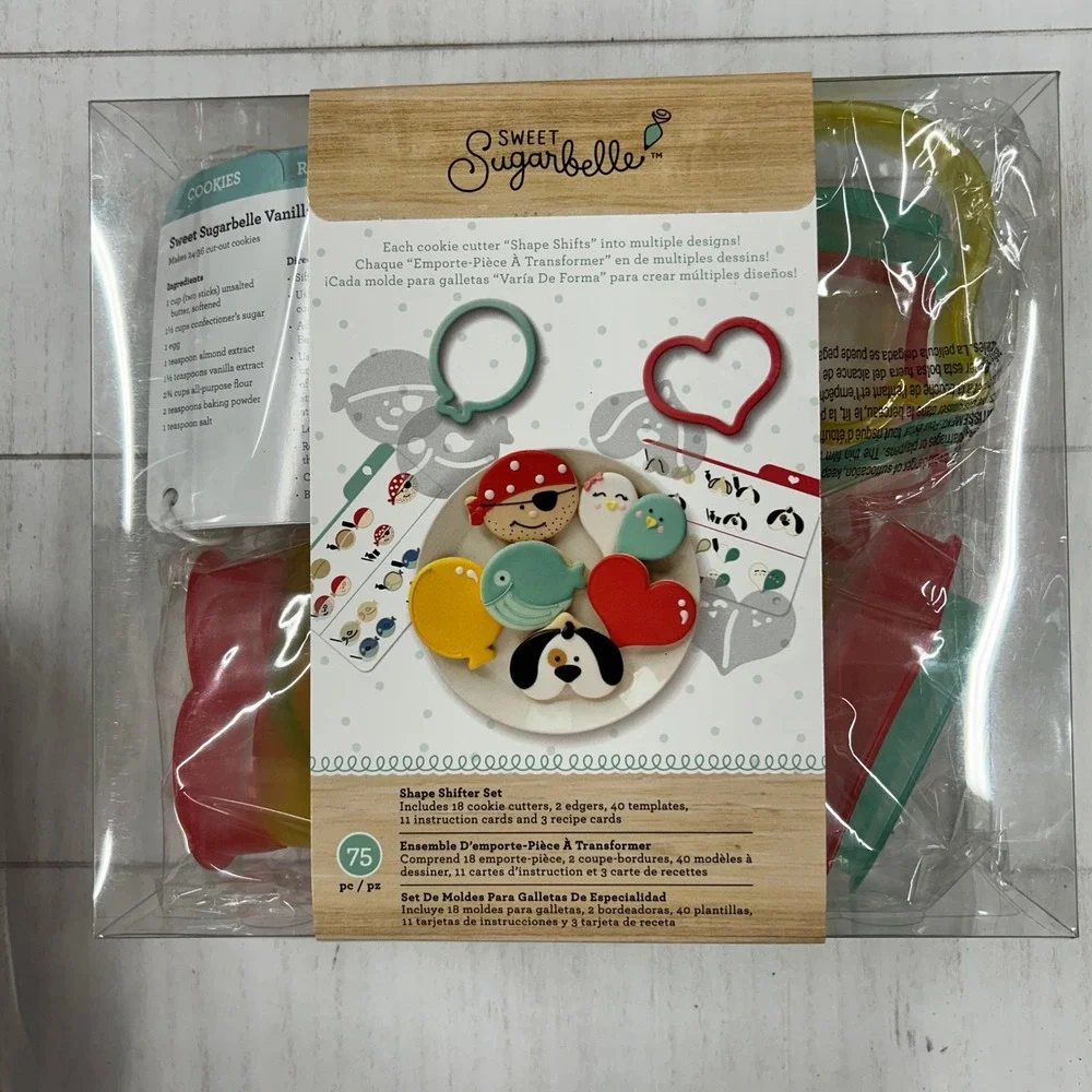 Sweet Sugarbelle Shape Shifters‎ Cookie Cutter Set 2-Piece Bundle Baking Shapes